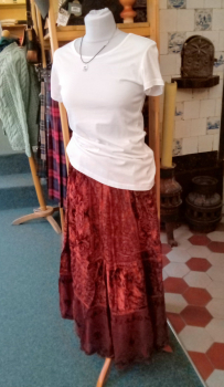 Summer Skirt rust brown -1394